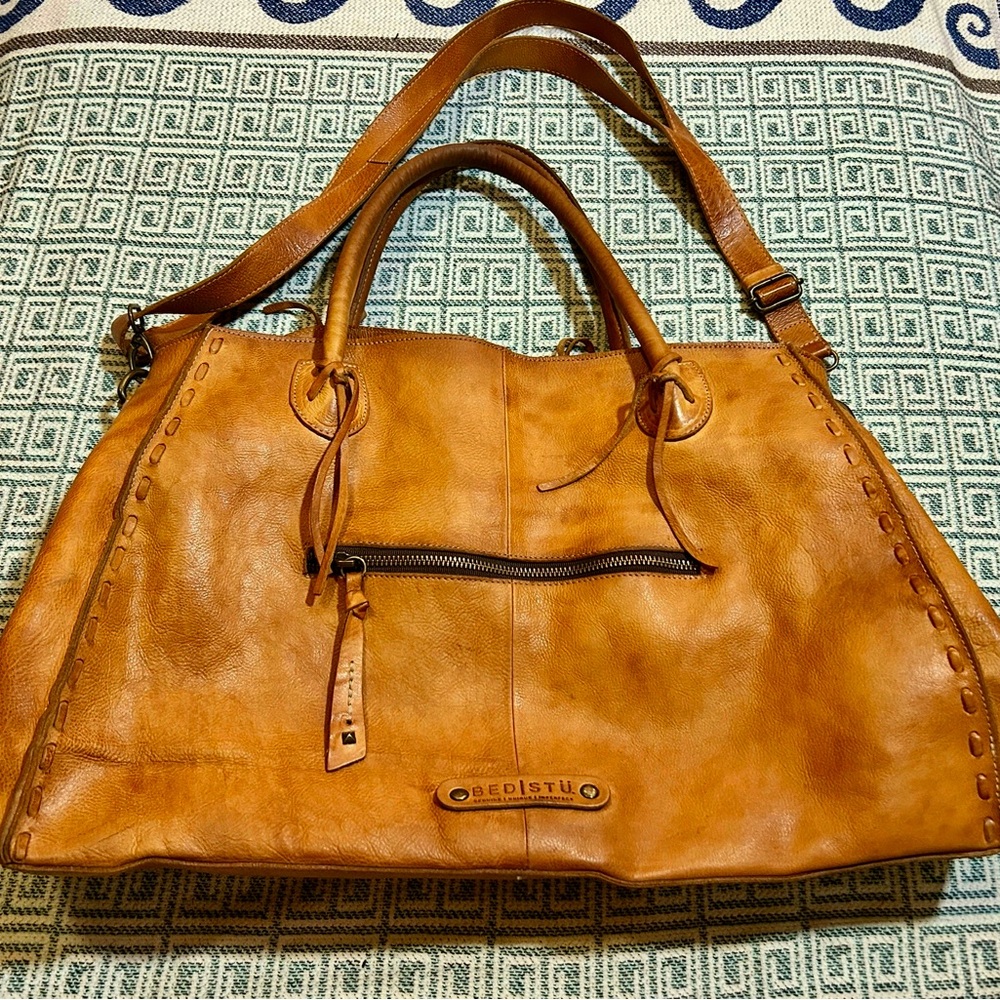 Bed Stu British Tan Leather Women's Bag